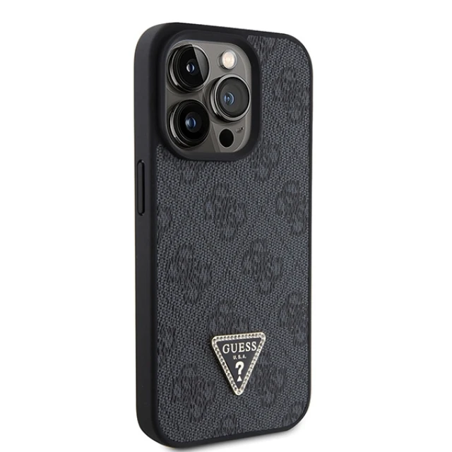 Чохол Guess Crossbody 4G Metal Logo для iPhone 15 Pro Max Black (GUHCP15XP4TDSCPK)