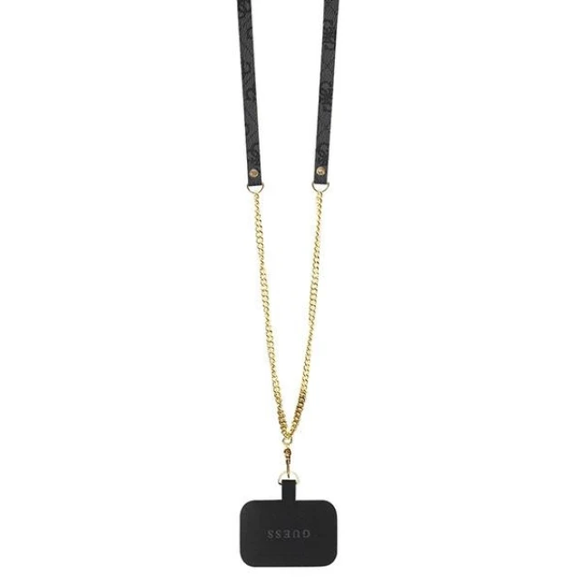 Чохол Guess Crossbody 4G Metal Logo для iPhone 15 Pro Max Black (GUHCP15XP4TDSCPK)