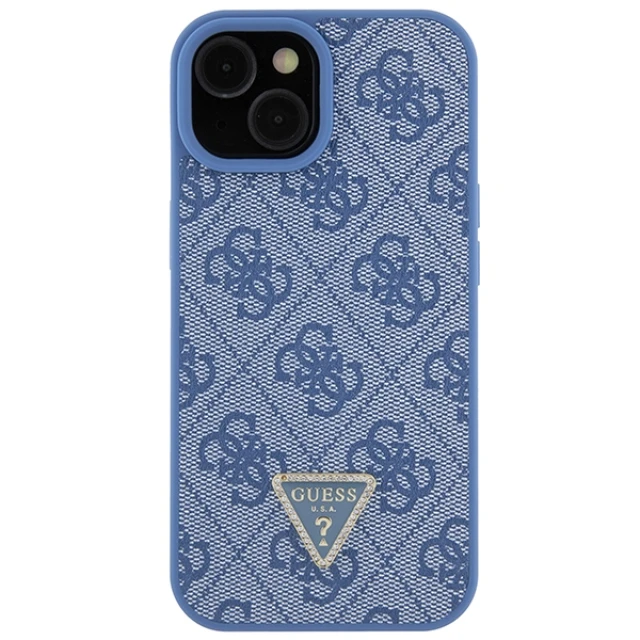 Чохол Guess Crossbody 4G Metal Logo для iPhone 15 Blue (GUHCP15SP4TDSCPB)
