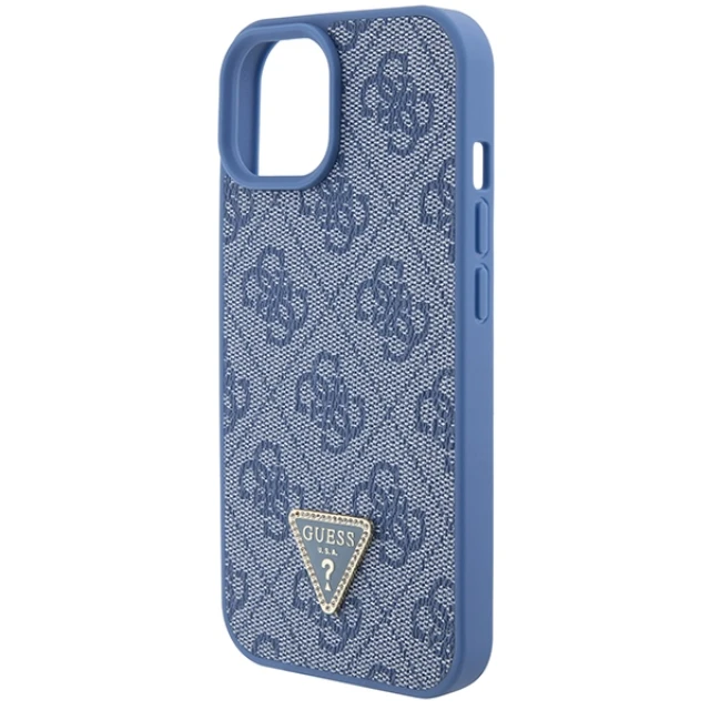 Чохол Guess Crossbody 4G Metal Logo для iPhone 15 Blue (GUHCP15SP4TDSCPB)
