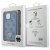 Чохол Guess Crossbody 4G Metal Logo для iPhone 15 Blue (GUHCP15SP4TDSCPB)