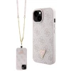Чохол Guess Crossbody 4G Metal Logo для iPhone 15 Plus Pink (GUHCP15MP4TDSCPP)
