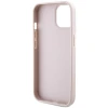 Чохол Guess Crossbody 4G Metal Logo для iPhone 15 Plus Pink (GUHCP15MP4TDSCPP)