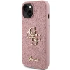 Чохол Guess Glitter Script Big 4G для iPhone 15 Plus Pink (GUHCP15MHG4SGP)