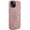 Чохол Guess Glitter Script Big 4G для iPhone 15 Plus Pink (GUHCP15MHG4SGP)