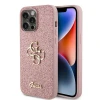 Чохол Guess Glitter Script Big 4G для iPhone 15 Pro Pink (GUHCP15LHG4SGP)
