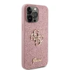 Чохол Guess Glitter Script Big 4G для iPhone 15 Pro Pink (GUHCP15LHG4SGP)