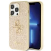 Чохол Guess Glitter Script Big 4G для iPhone 14 Pro Gold (GUHCP14LHG4SGD)