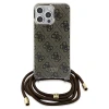 Чохол Guess Crossbody Cord 4G Print для iPhone 15 Pro Max Brown (GUHCP15XHC4SEW)