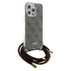 Чохол Guess Crossbody Cord 4G Print для iPhone 15 Pro Max Brown (GUHCP15XHC4SEW)