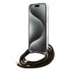 Чохол Guess Crossbody Cord 4G Print для iPhone 15 Pro Max Brown (GUHCP15XHC4SEW)