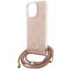 Чохол Guess Crossbody Cord 4G Print для iPhone 15 Pro Max Pink (GUHCP15XHC4SEP)