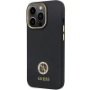 Чохол Guess Silicone Logo Strass 4G для iPhone 13 Pro Max Black (GUHCP13XM4DGPK)