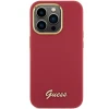 Чохол Guess Silicone Script Metal Logo & Frame для iPhone 15 Pro Magenta (GUHCP15LSMBSLM)