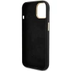 Чохол Guess Silicone Script Metal Logo & Frame для iPhone 15 Black (GUHCP15SSMBSLK)
