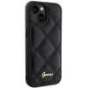 Чохол Guess Quilted Metal Logo для iPhone 15 Black (GUHCP15SPSQSQSK)