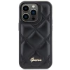 Чохол Guess Quilted Metal Logo для iPhone 15 Pro Black (GUHCP15LPSQSQSK)