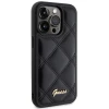Чохол Guess Quilted Metal Logo для iPhone 15 Pro Black (GUHCP15LPSQSQSK)