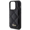 Чохол Guess Quilted Metal Logo для iPhone 15 Pro Black (GUHCP15LPSQSQSK)