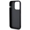 Чохол Guess Quilted Metal Logo для iPhone 15 Pro Black (GUHCP15LPSQSQSK)