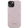 Чохол Guess Quilted Metal Logo для iPhone 15 Pink (GUHCP15SPSQSQSP)