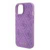 Чохол Guess Leather 4G Stamped для iPhone 15 Light Purple (GUHCP15SP4EPMU)