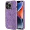 Чохол Guess Leather 4G Stamped для iPhone 15 Pro Light Purple (GUHCP15LP4EPMU)