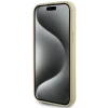 Чохол Guess Leather 4G Metal Logo Strass для iPhone 15 Gold (GUHCP15SPS4DGPD)