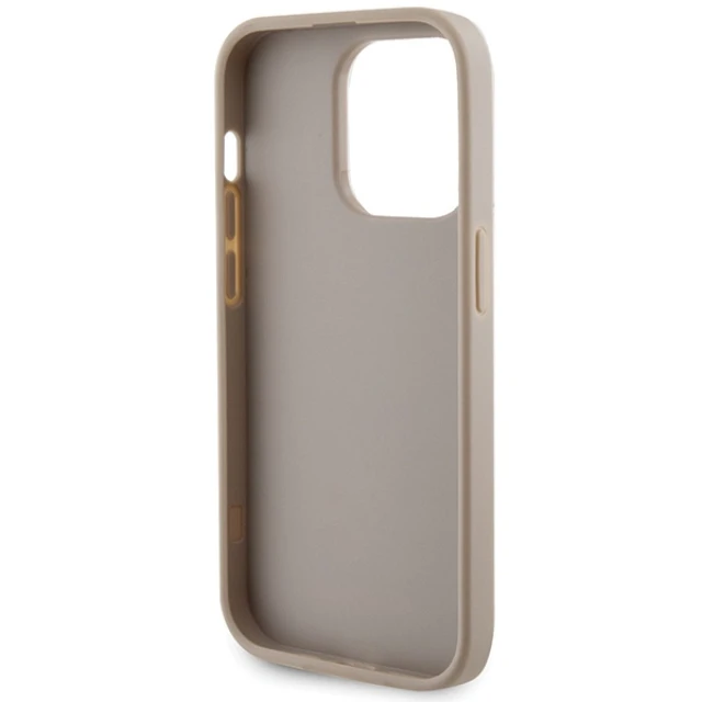 Чохол Guess Strass Metal Logo для iPhone 15 Pro Max Gold (GUHCP15XPS4DGPD)