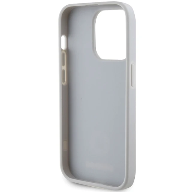 Чохол Guess Strass Metal Logo для iPhone 15 Pro Silver (3666339151164)
