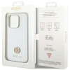Чохол Guess Strass Metal Logo для iPhone 15 Pro Silver (3666339151164)