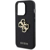 Чохол Guess Perforated 4G Glitter Logo для iPhone 15 Pro Black (GUHCP15LPSP4LGK)