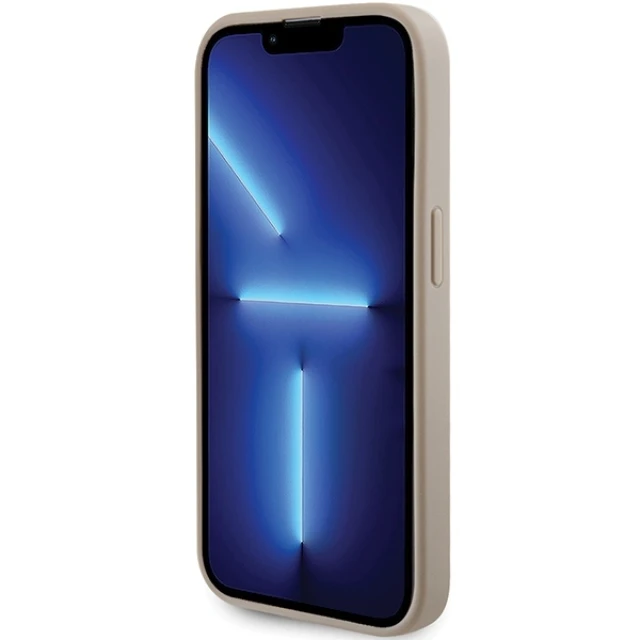 Чохол Guess Perforated 4G Glitter Logo для iPhone 15 Pro Gold (GUHCP15LPSP4LGD)
