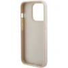 Чохол Guess Croco Triangle Logo для iPhone 15 Pro Gold (GUHCP15LPCRTHCD)