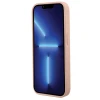 Чохол Guess Croco Triangle Metal Logo для iPhone 15 Pro Max Pink (GUHCP15XPCRTHCP)