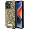 Чохол Guess Rhinestone Metal Logo для iPhone 15 Pro Yellow (GUHCP15LPFGSBSD)