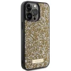 Чохол Guess Rhinestone Metal Logo для iPhone 15 Pro Yellow (GUHCP15LPFGSBSD)