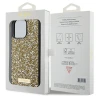 Чохол Guess Rhinestone Metal Logo для iPhone 15 Pro Yellow (GUHCP15LPFGSBSD)