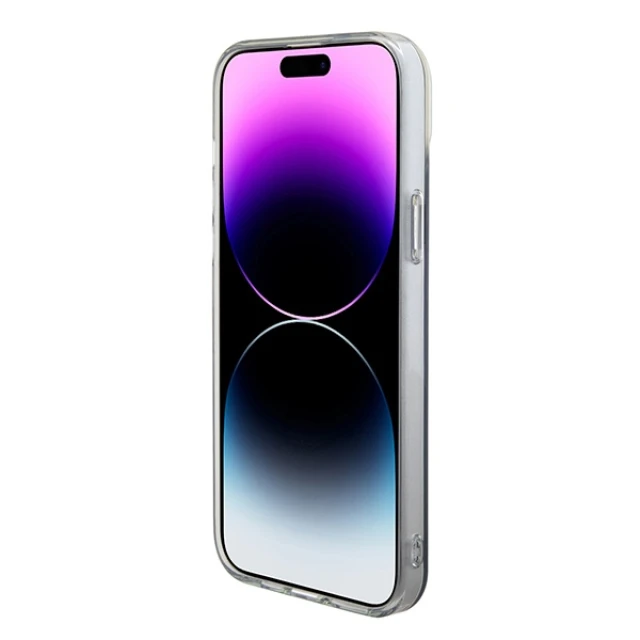 Чохол Guess IML Iridescent для iPhone 15 Rainbow with MagSafe (GUHMP15SHITSK)