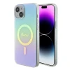 Чохол Guess IML Iridescent для iPhone 15 Plus Turquoise with MagSafe (GUHMP15MHITSQ)