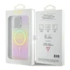 Чохол Guess IML Iridescent для iPhone 15 Pro Pink with MagSafe (GUHMP15LHITSP)