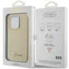 Чохол Guess Glitter Glossy Script для iPhone 15 Pro Light Gold (GUHCP15LPGMCSD)