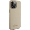 Чехол Guess Glitter Glossy Script для iPhone 15 Pro Max Light Gold (GUHCP15XPGMCSD)