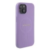 Чохол Guess Saffiano для iPhone 15 Plus Purple with MagSafe (GUHMP15MPSAHMCU)