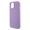 Чохол Guess Saffiano для iPhone 15 Plus Purple with MagSafe (GUHMP15MPSAHMCU)