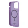 Чохол Guess Saffiano для iPhone 15 Pro Purple with MagSafe (GUHMP15LPSAHMCU)