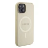 Чохол Guess Saffiano для iPhone 15 Plus Gold with MagSafe (GUHMP15MPSAHMCB)