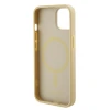 Чохол Guess Saffiano для iPhone 15 Plus Gold with MagSafe (GUHMP15MPSAHMCB)