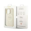 Чохол Guess Saffiano для iPhone 15 Pro Max Beige with MagSafe (GUHMP15XPSAHMCB)