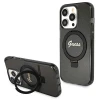 Чохол Guess Ring Stand Script Glitter для iPhone 14 Pro Black with MagSafe (GUHMP14LHRSGSK)